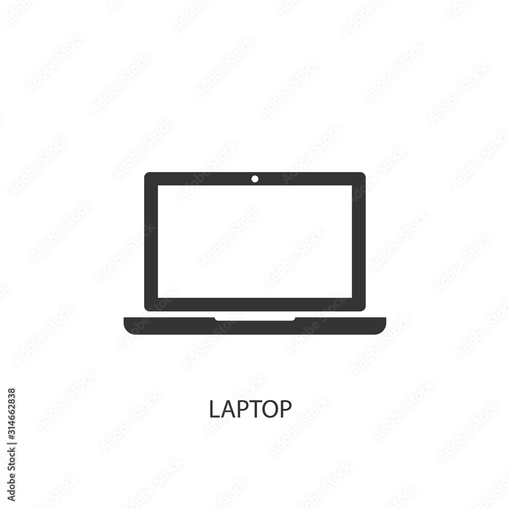 laptop icon vector illustration for graphic design and websites laptop icon vector illustration for graphic design and websites