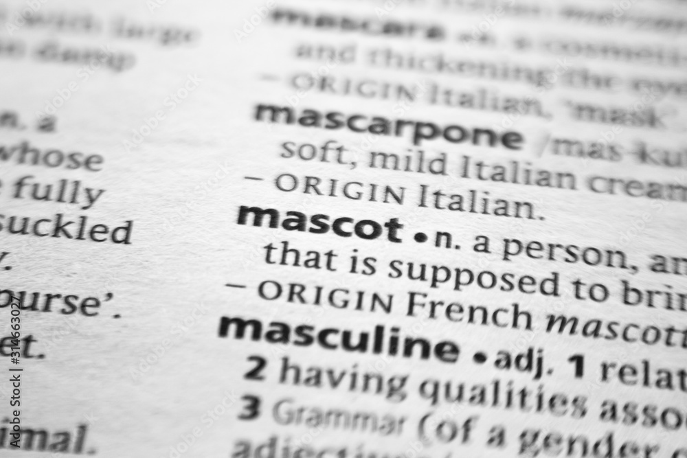 Word or phrase Mascot in a dictionary. Word or phrase Mascot in a dictionary.