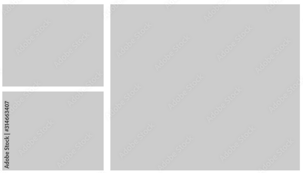 Fototapeta premium Templates collage frames