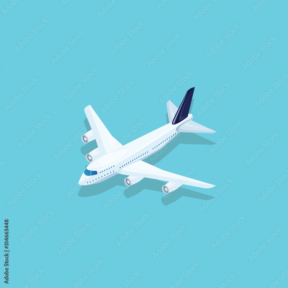 airplane icon vector illustration for graphic design and websites