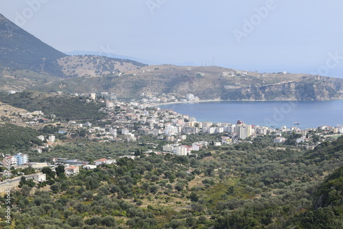 View of Himare, Albania