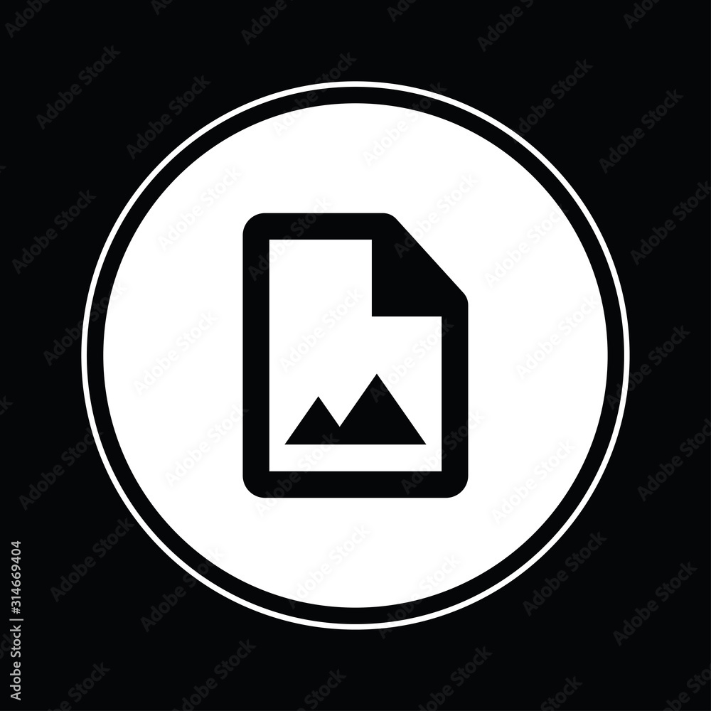 Image File icon for web and mobile Image File icon for web and mobile