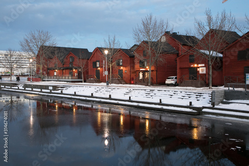 Photos フィンランドオウルの水辺の風景
