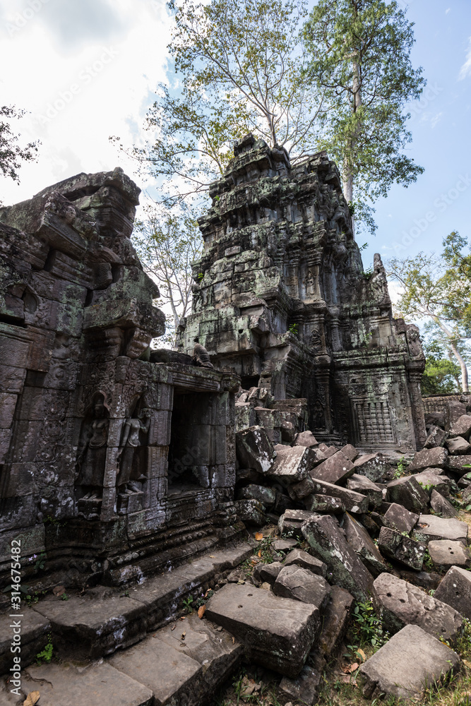 Ruin of Ta Prohm temple, Angkor Wat, Cambodia