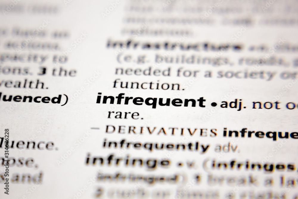 Word or phrase infrequent in a dictionary. Word or phrase infrequent in a dictionary.