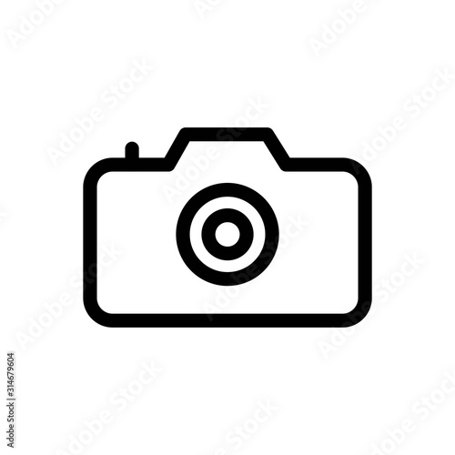 Camera Icon - Vector Illustration .