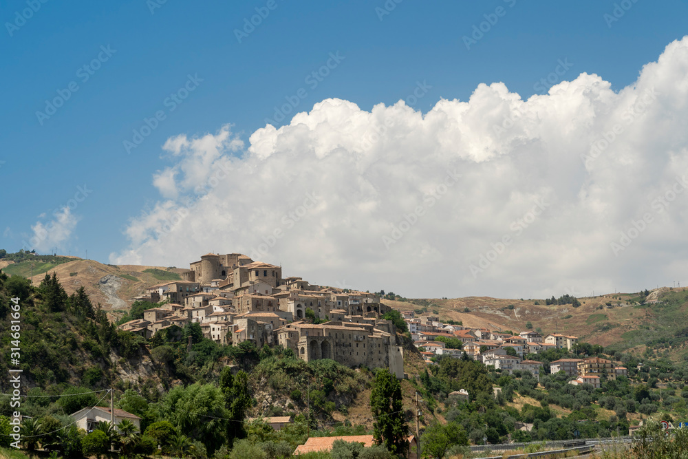 Oriolo, in the valley of Ferro river, Calabria, Italy