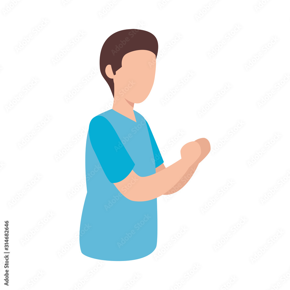 young man avatar character icon vector illustration design young man avatar character icon vector illustration design