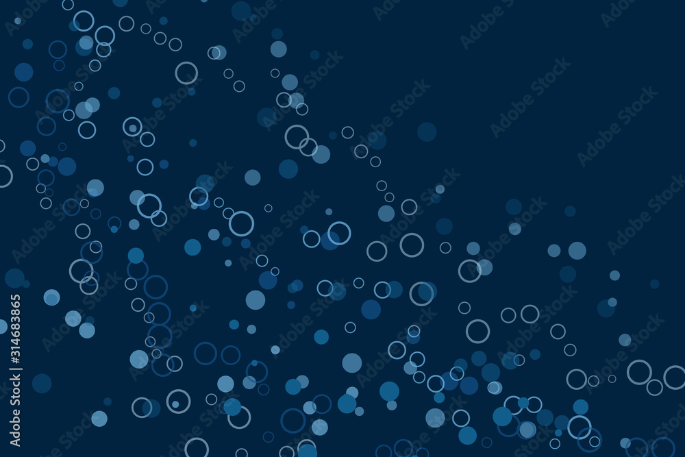 Blue background with bubbles and blur, vector illustration template for website, business card, banner Blue background with bubbles and blur, vector illustration template for website, business card, banner