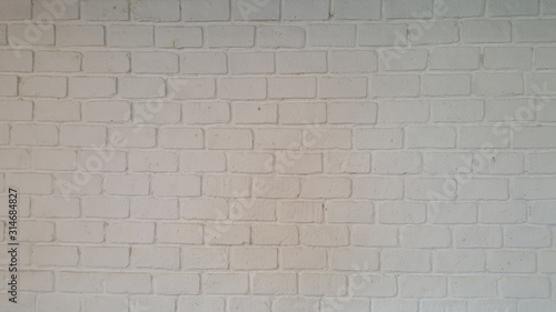 white brick wall texture vintage style.