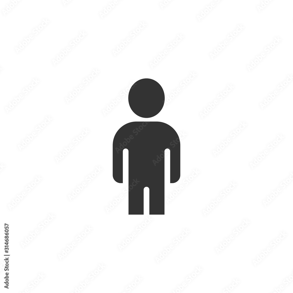 People communication icon in flat style. People vector illustration on white background. Partnership business concept. People communication icon in flat style. People vector illustration on white background. Partnership business concept.