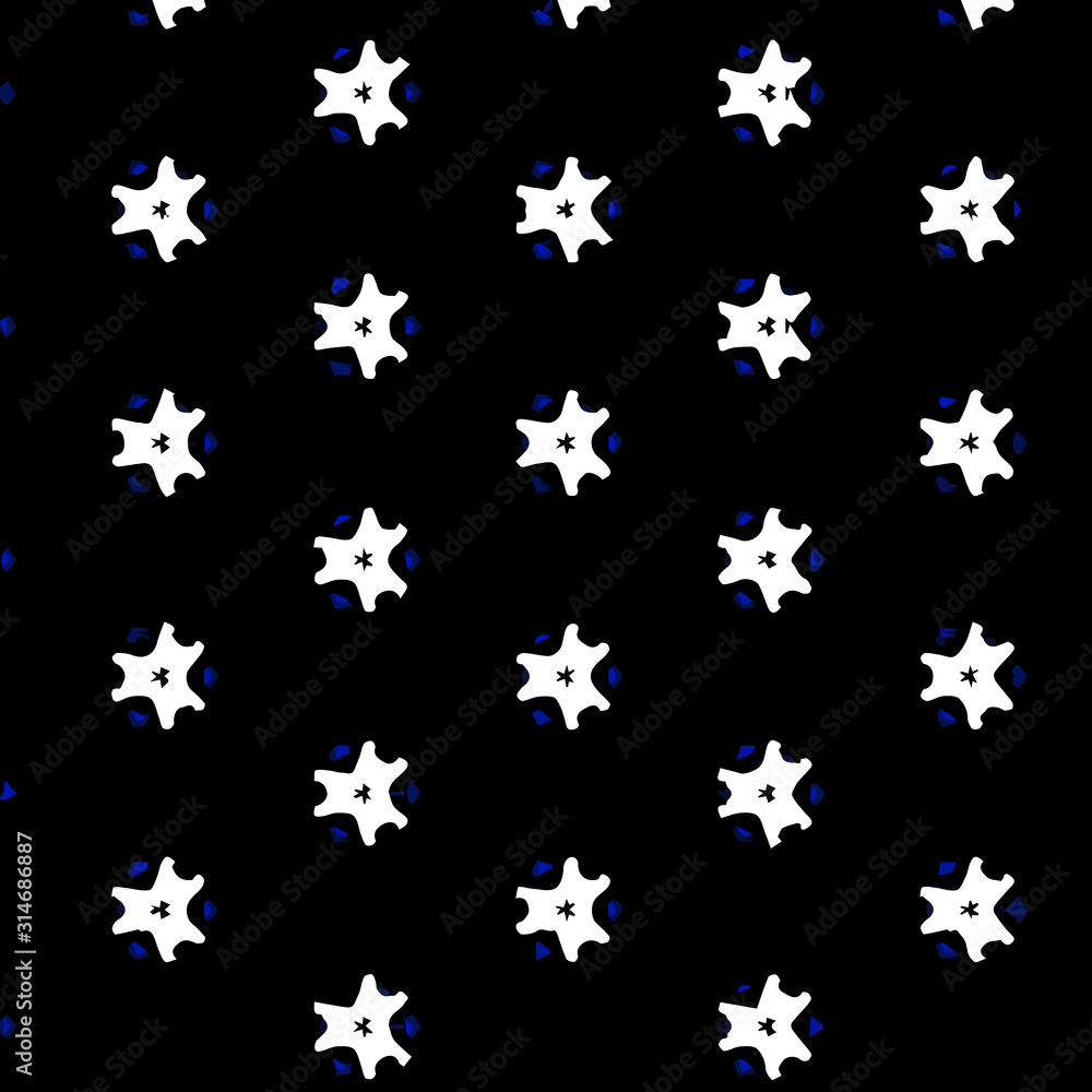 Seamless vector pattern in ornamental style. Geometric desing texture for gift.