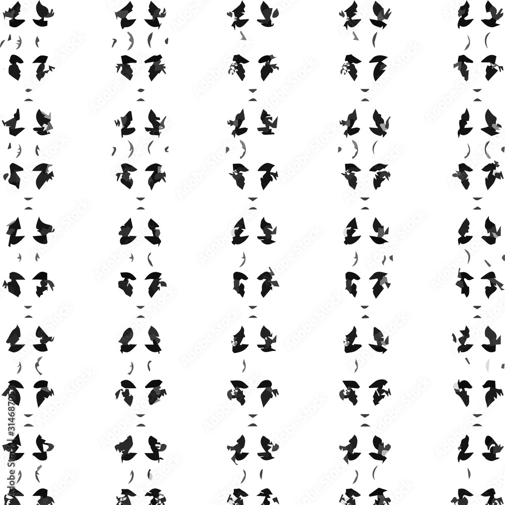 Seamless vector pattern in ornamental style. Geometric desing texture for gift.