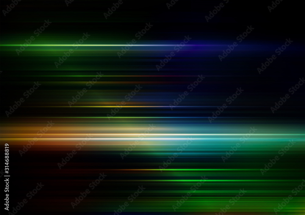 Abstract speed lines with colors background