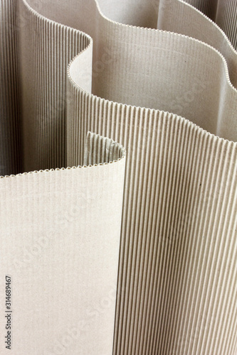 corrugated cardboard
