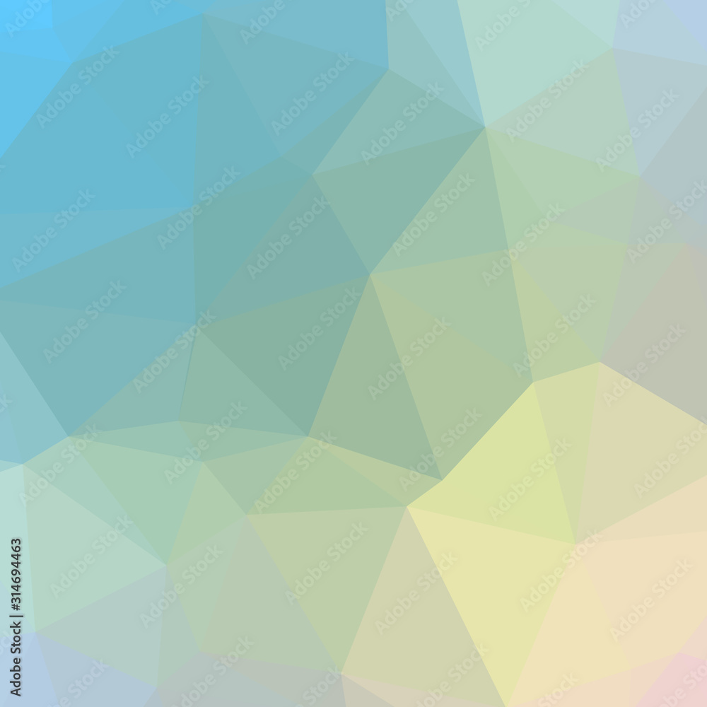 Obraz premium Abstract Trianglify gradient Generative Art background illustration