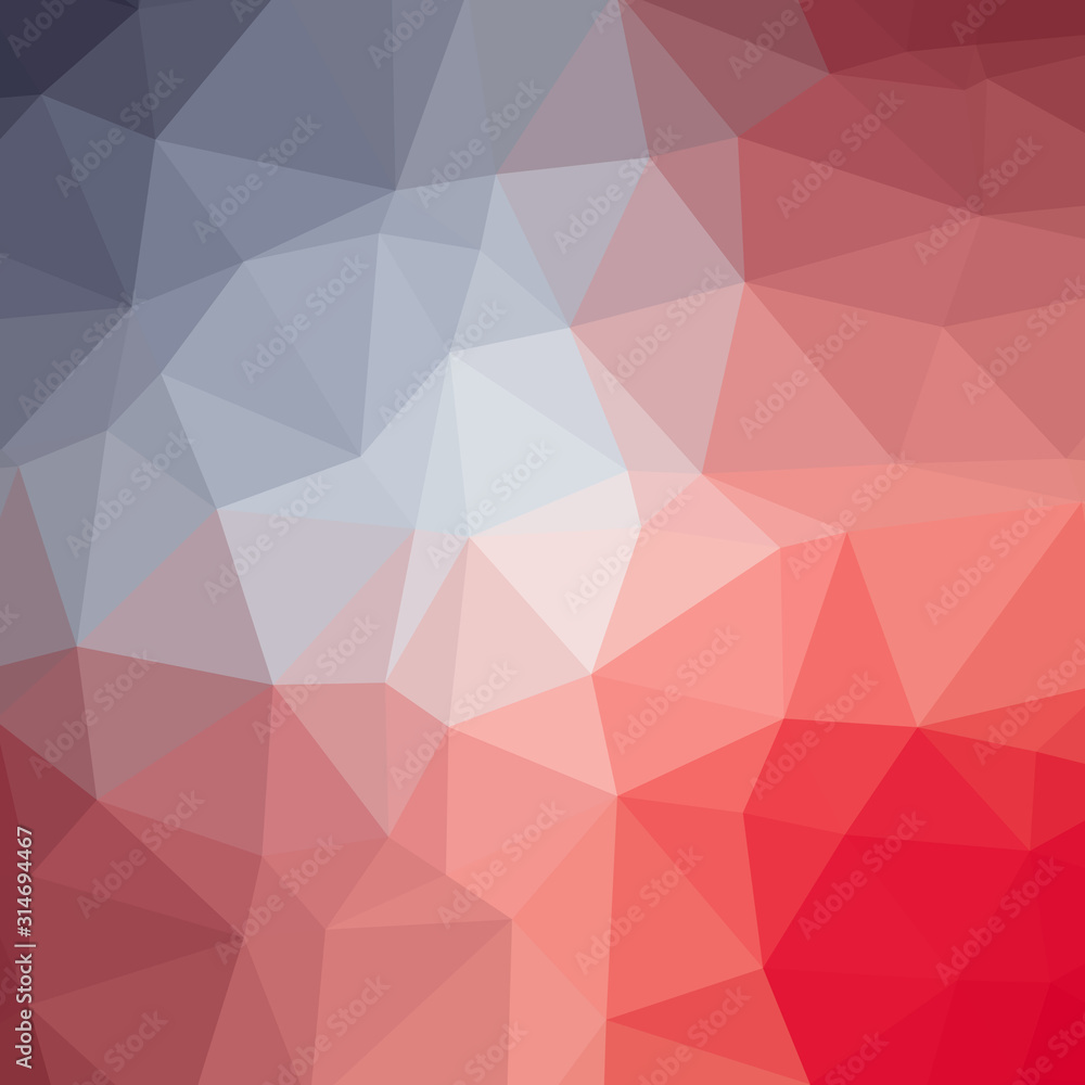 Fototapeta premium Abstract Trianglify gradient Generative Art background illustration