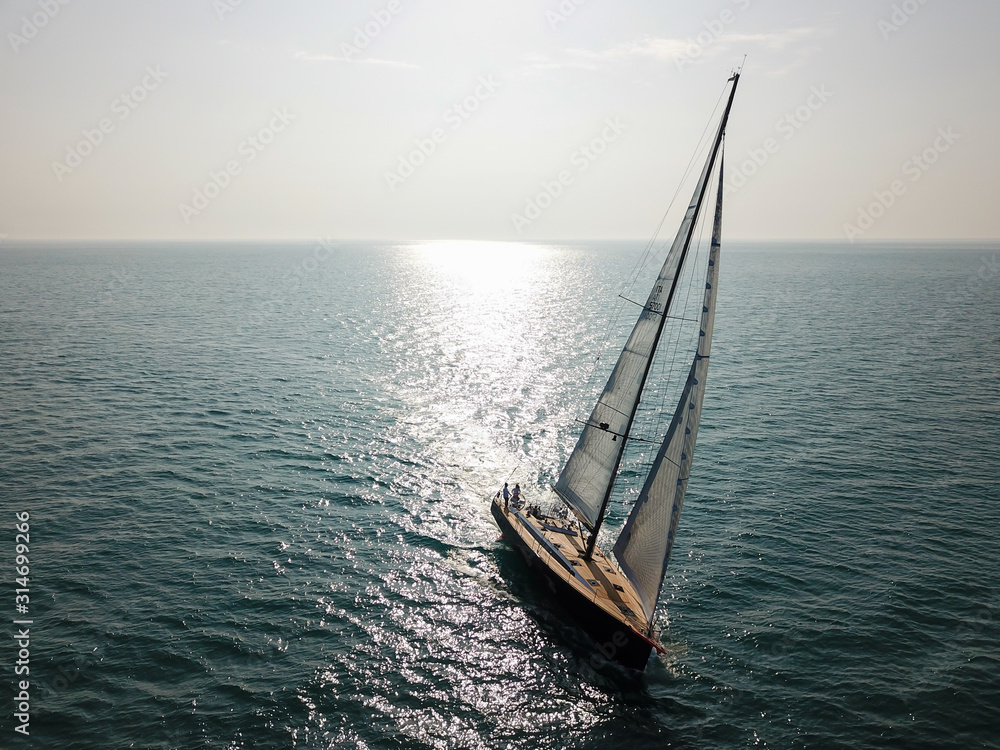 Fototapeta premium sailing yacht