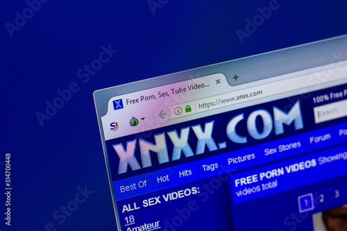 Xnx Xnx Sex - Ryazan, Russia - April 16, 2018 - Homepage of XNXX website on the display  of PC, url - xnxx.com. Stock Photo | Adobe Stock
