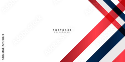 White Red Silver Gradient Blue Box Rectangle Abstract Background Vector Presentation Design