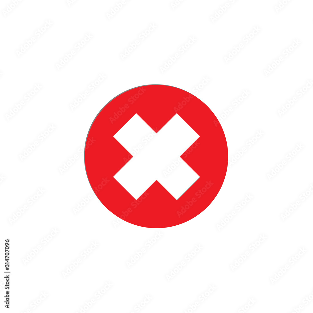 cancel icon. flat illustration of cancel vector icon. cancel sign symbol on white background. eps 10 cancel icon. flat illustration of cancel vector icon. cancel sign symbol on white background. eps 10