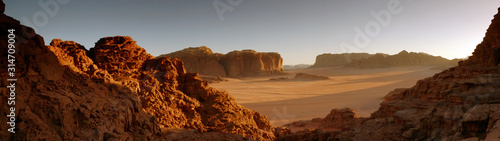 Leinwand Poster Wadi Rum