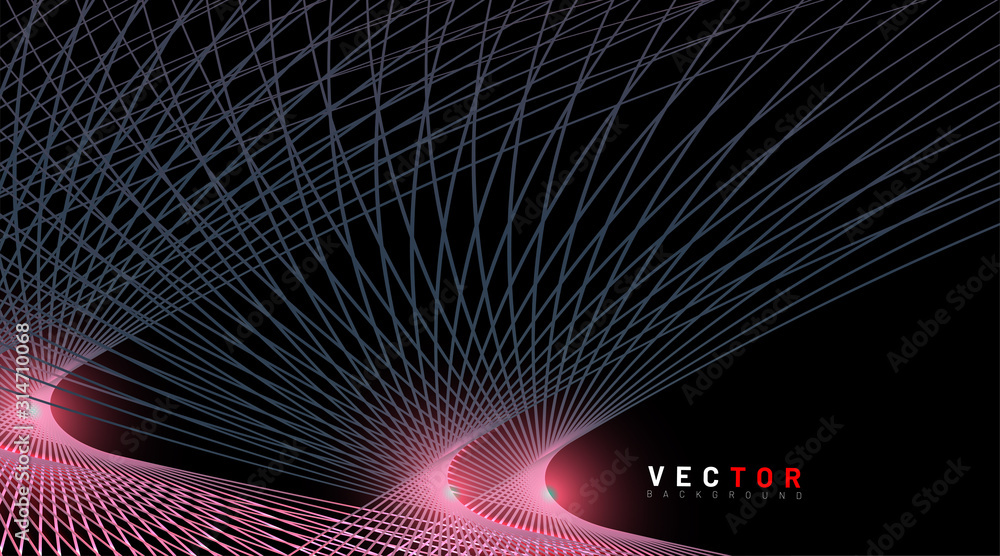 abstract vector background. curved lines on a black background. design technology. New texture for your design. abstract vector background. curved lines on a black background. design technology. New texture for your design.