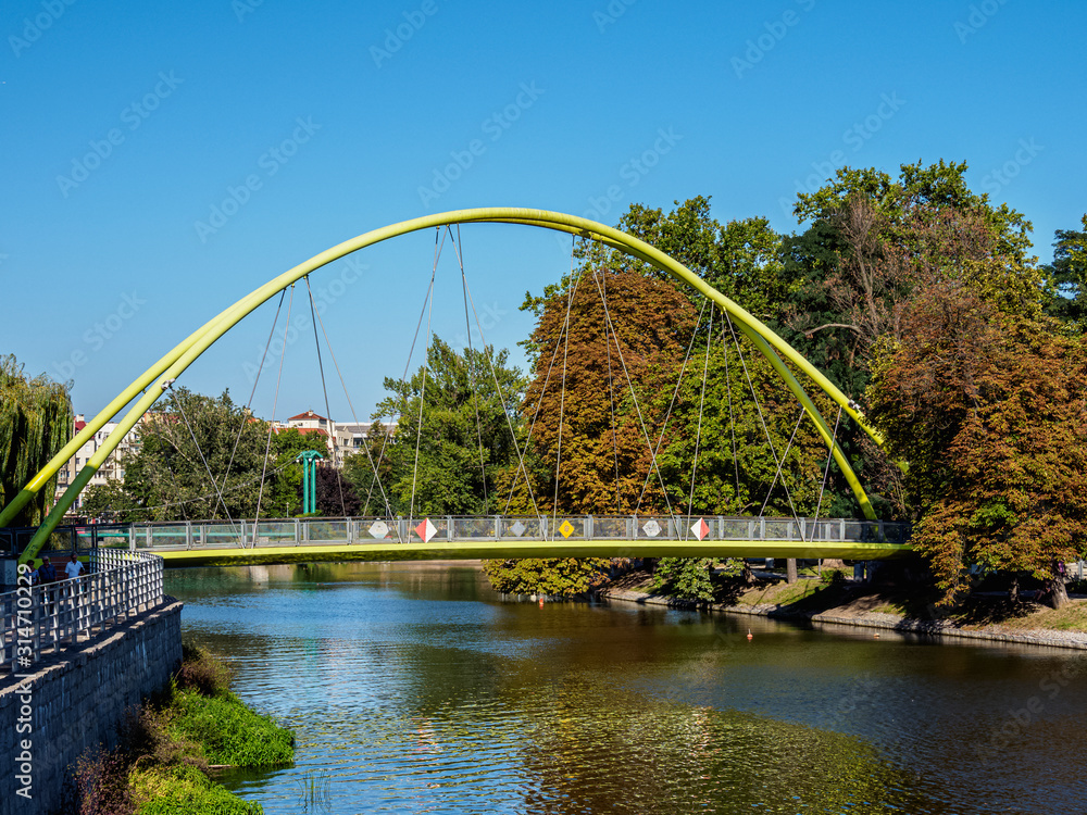 Slodowa Footbridge, Wroclaw, Lower Silesian Voivodeship, Poland