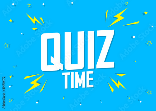 Quiz Time Poster Design Template Game Banner Vector Illustration Vector De Stock Adobe Stock Quiz Time Poster Design Template Game Banner Vector Illustration Vector De Stock Adobe Stock