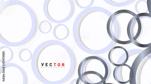 abstract vector background. Overlapping color gradient ring design. New texture for your design.