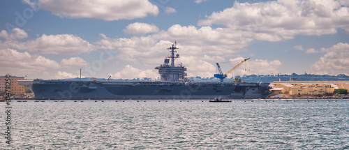 Fotografie USS Roosevelt in San Diegoin San Diego