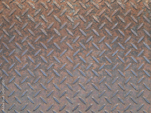 Rusted metal wall. Rusty metal background with streaks of rust.rust wallpaper.