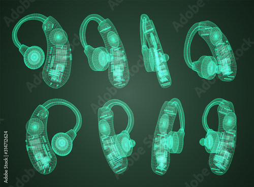 Vector hearing aid, hearing restoration, deaf care