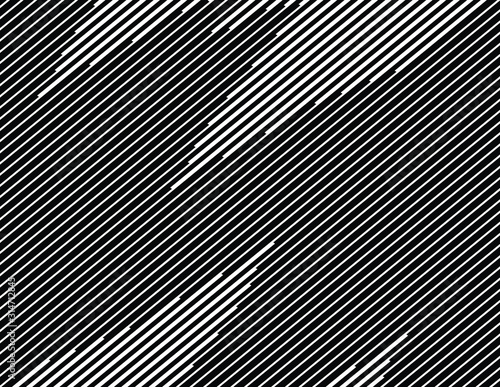 Abstract 3d background with optical illusion wave. Black and white horizontal lines with wavy distortion effect for prints, web pages, template, posters, monochrome backgrounds and pattern