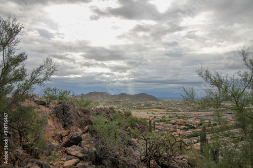 cloud desert mountain sky