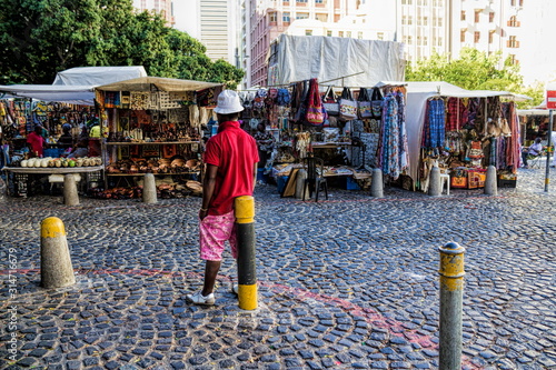 Obraz na płótnie Kapstadt, Greenmarket Square w salonie