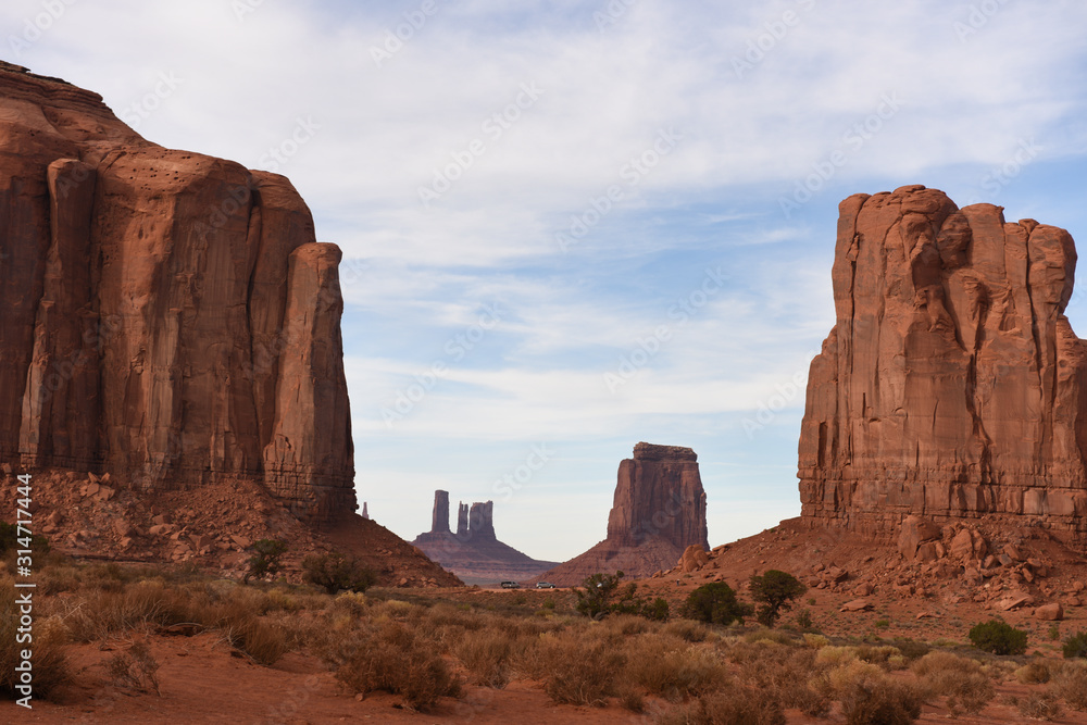 Sunset in Monument Valley