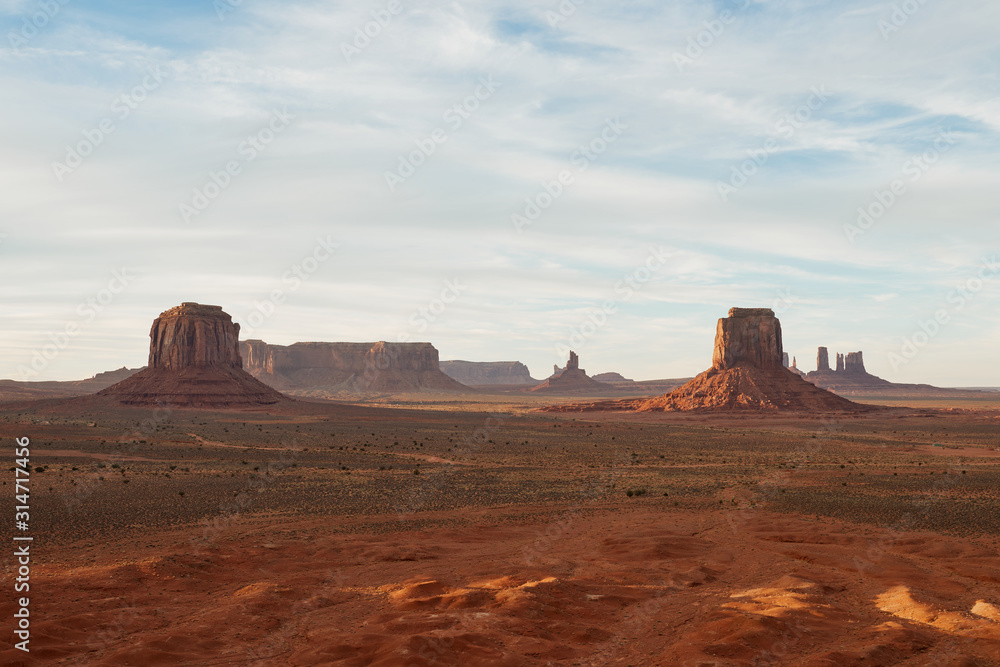 Sunset in Monument Valley