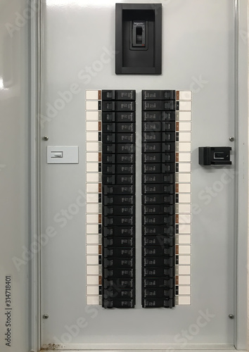 Main circuit breaker in Control box photo