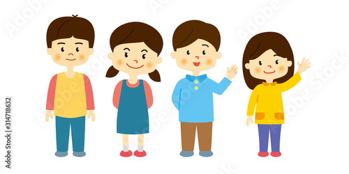 子供　男の子　女の子