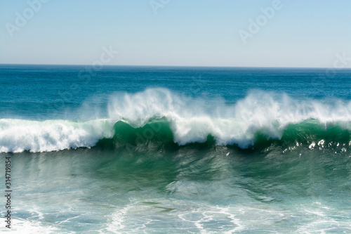 Ocean wave on beach