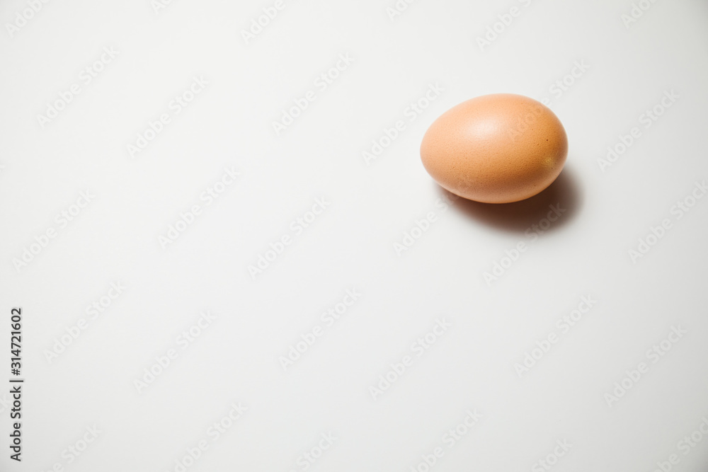 Fresh Easter egg on a white background. happy Easter Fresh Easter egg on a white background. happy Easter