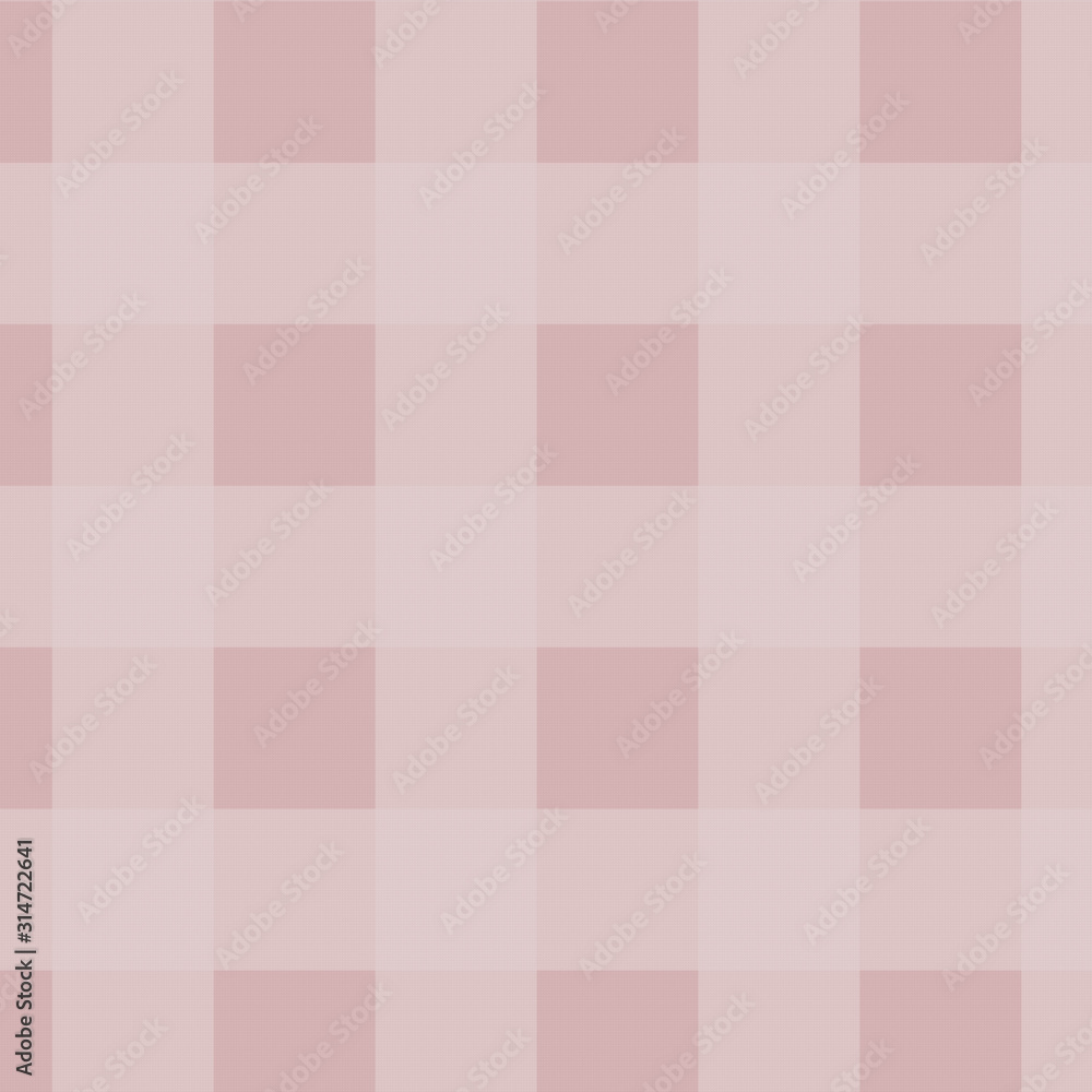 Twill coral buffalo plaid seamless pattern