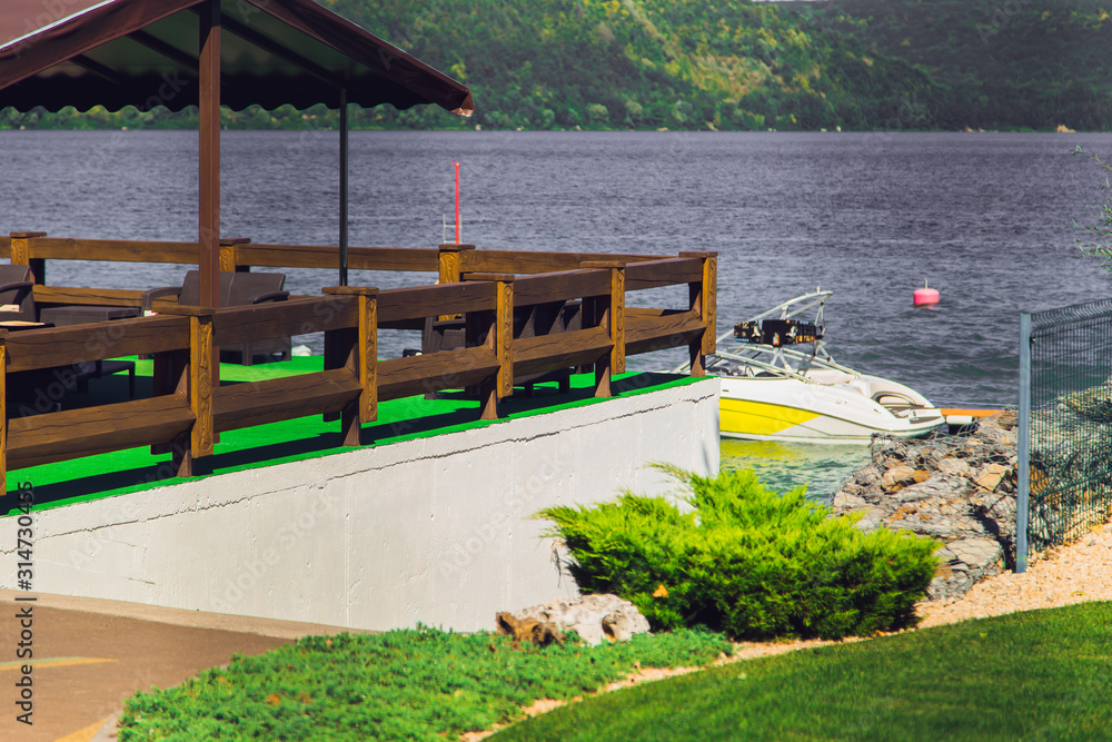 Naklejka premium landscape design background