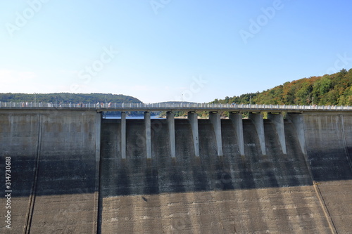 Rappbode dam and reservoir in Germany