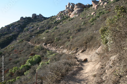 Trail on Bishops Peak San Luis Obispo California Central Coast