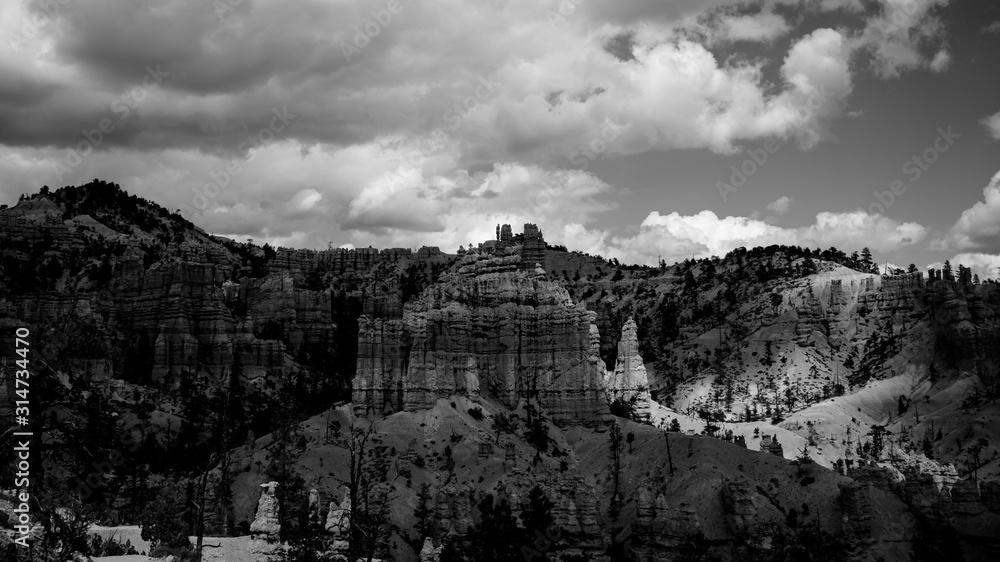 Bryce Canyon en Noir et blanc Bryce Canyon en Noir et blanc