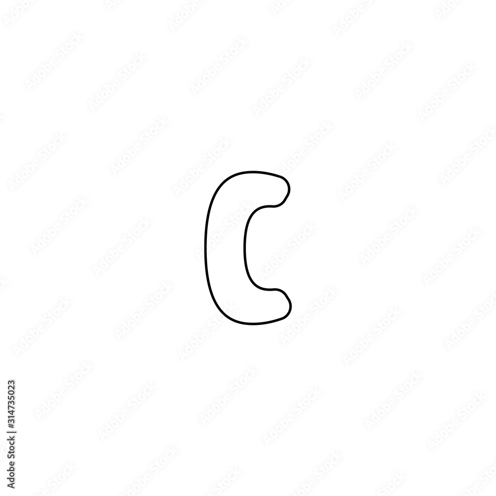 Fototapeta premium Phone icon. Call center symbol. Logo design element