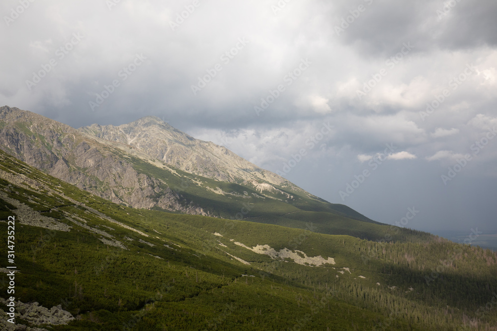 Fototapeta premium High Tatras mountains in Slovakia landscape