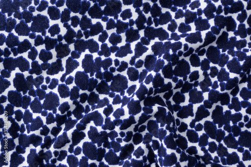spotted pattern fabric texture fabric background.